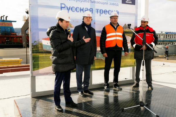 В Мурманске запущен в эксплуатацию завод «Русская треска» и заложен завод «Русская пикша». рыба, рыбоперерабатывающий завод, Мурманск